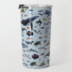 SEA CREATURES poster with names Travel Mug Gallery Image 3