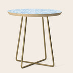 Mermaid Toile - Blue Side Table Gallery Image 1