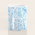 Mermaid Toile - Blue Coffee Mug Gallery Image 4