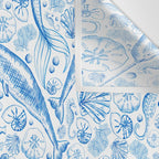 Mermaid Toile - Blue Wall Tapestry Gallery Image 3
