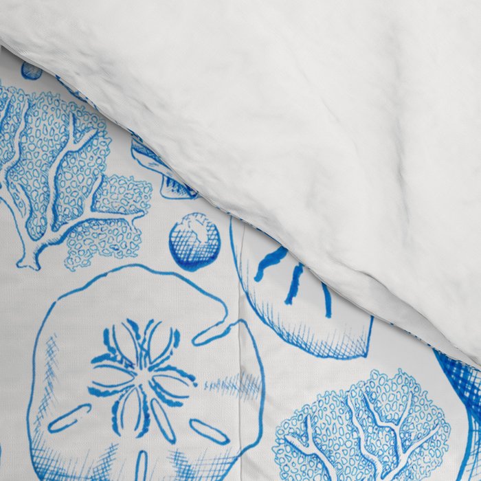 Mermaid Toile - Blue Comforter Gallery Image 4