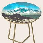 Mt Adams from Mt Rainier Washington State - Nature Photography Side Table Gallery Image 2