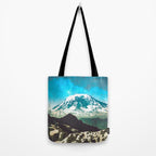 Mt Adams from Mt Rainier Washington State - Nature Photography Tote Bag Gallery Image 2
