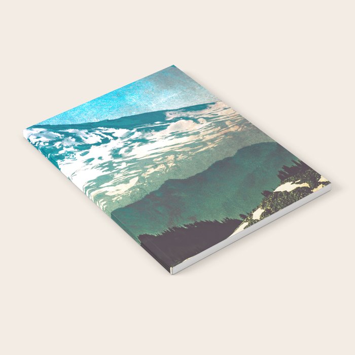 Mt Adams from Mt Rainier Washington State - Nature Photography Notebook Gallery Image 2