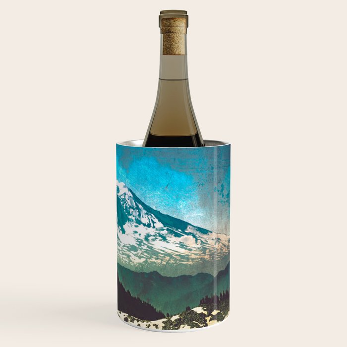 Mt Adams from Mt Rainier Washington State - Nature Photography Wine Chiller Gallery Image 3