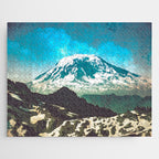 Mt Adams from Mt Rainier Washington State - Nature Photography Jigsaw Puzzle Gallery Image 1