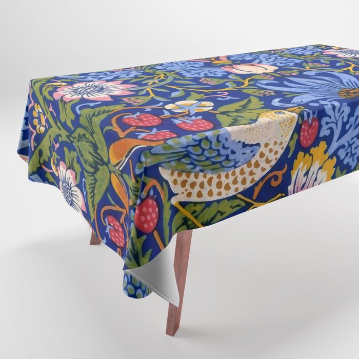William Morris "Strawberry Thief" 1. Tablecloth Gallery Image 1