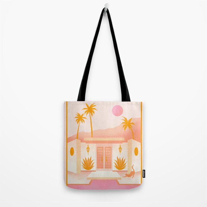 Palm Springs Home â Tangerine Tote Bag Gallery Image 2