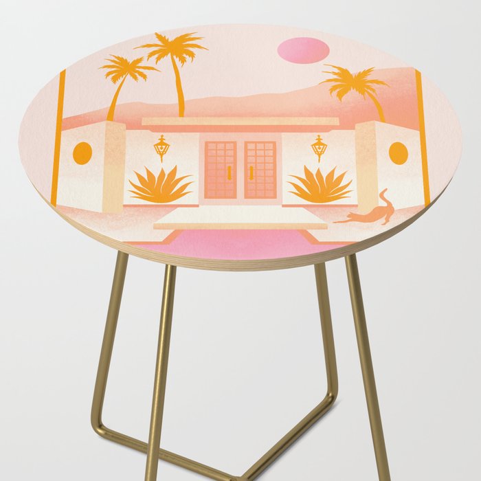 Palm Springs Home â Tangerine Side Table Gallery Image 2