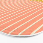 Peach & Tulip Yellow | PATTERN 06: The Retro Edition Bath Mat Gallery Image 3