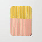 Peach & Tulip Yellow | PATTERN 06: The Retro Edition Bath Mat Gallery Image 1