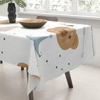 Seamless kids pattern with lovely cute bears and forest Tablecloth Gallery Image 3