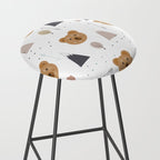 Seamless kids pattern with lovely cute bears and forest Stool Gallery Image 2