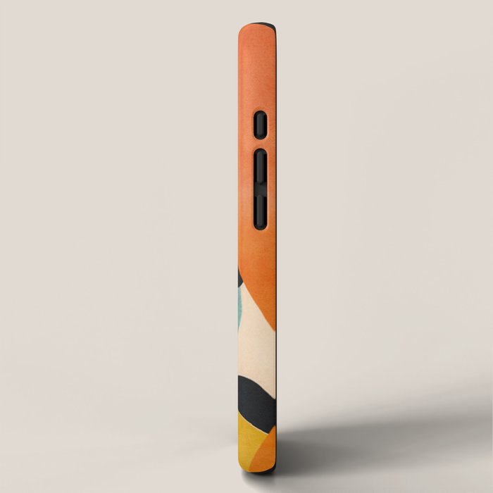 Modern Abstract Vases with Plant 2 iPhone Case Gallery Image 2