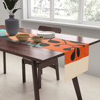 Modern Abstract Vases with Plant 2 Table Runner Gallery Image 2