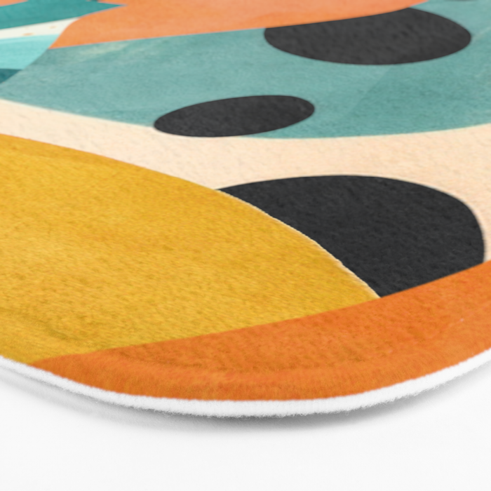 Modern Abstract Vases with Plant 2 Bath Mat Gallery Image 3