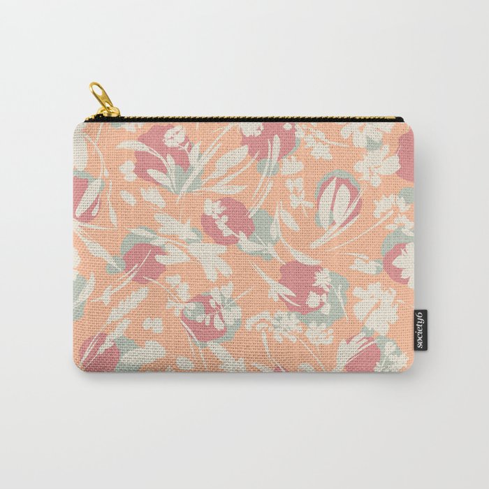 Abstract wild garden SM Carry All Pouch Gallery Image 1