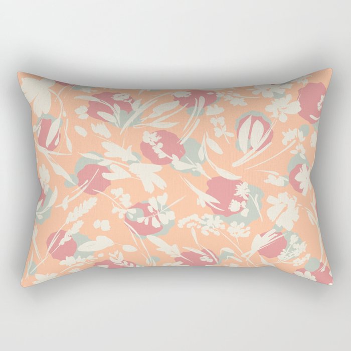 Abstract wild garden SM Rectangular Pillow Gallery Image 2