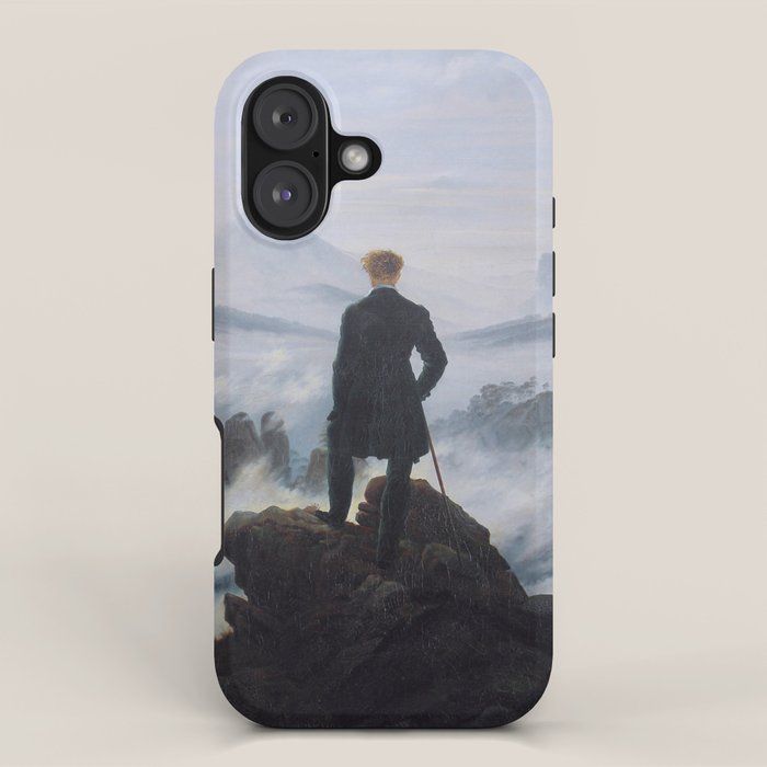 The wanderer above the sea of fog by Caspar David Friedrich iPhone Case Gallery Image 1