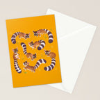 Ringtail - yellow Stationery Card Gallery Image 2