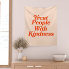 Treat People with Kindness Wall Tapestry Gallery Image 2