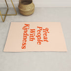 Treat People with Kindness Rug Gallery Image 1