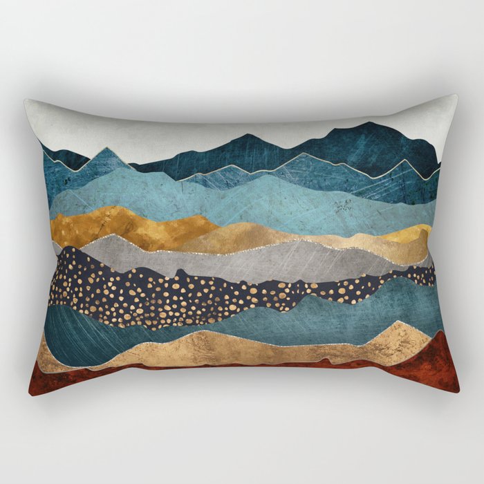 Amber Dusk Rectangular Pillow Gallery Image 2