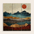 Amber Dusk Wood Wall Art Gallery Image 1