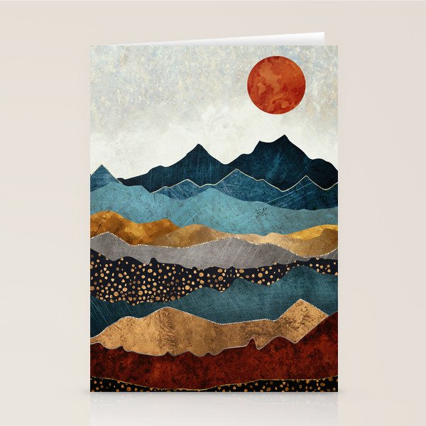 Amber Dusk Stationery Card Gallery Image 2