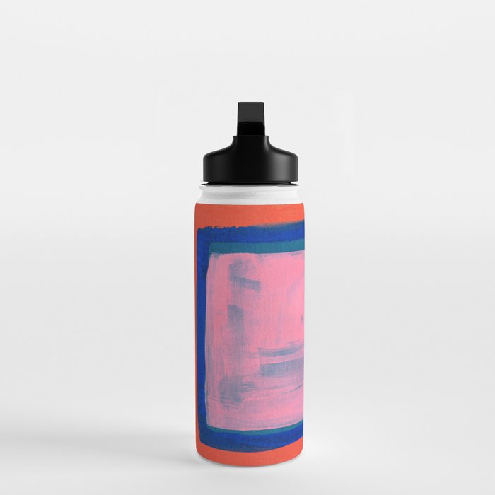 Double Blue Pink Colourfield  Water Bottle Gallery Image 3