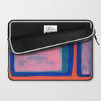 Double Blue Pink Colourfield  Laptop Sleeve Gallery Image 2