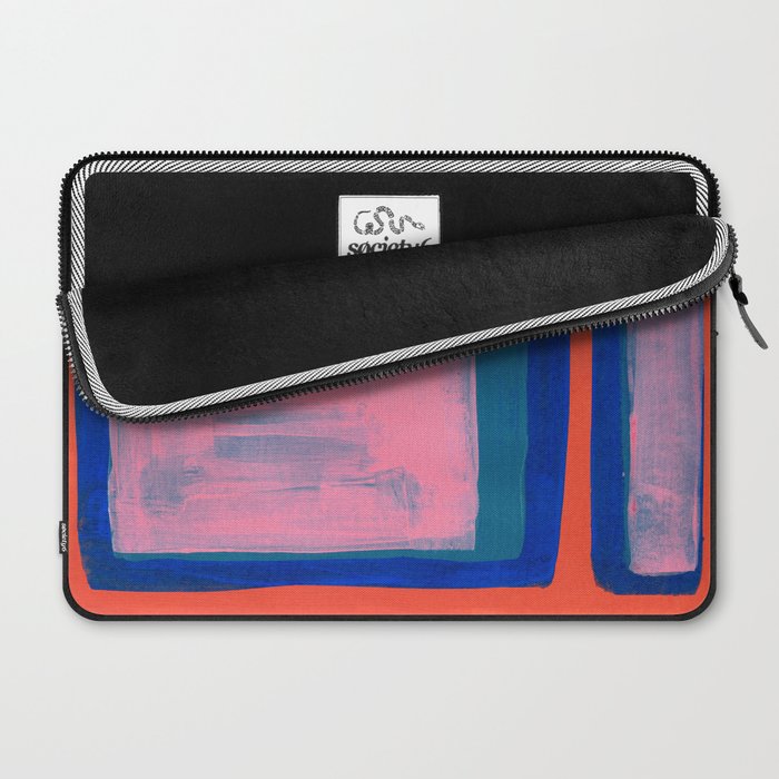 Double Blue Pink Colourfield  Laptop Sleeve Gallery Image 2