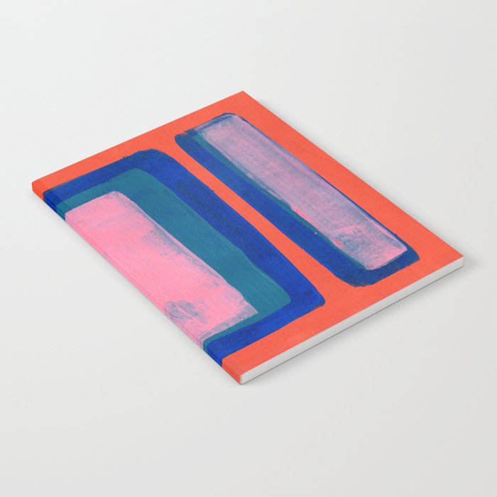 Double Blue Pink Colourfield  Notebook Gallery Image 2