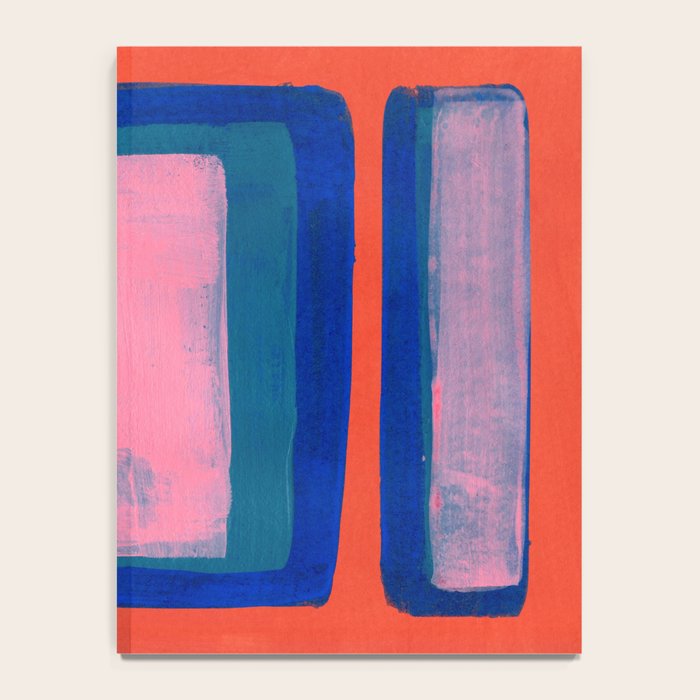 Double Blue Pink Colourfield  Notebook Gallery Image 4