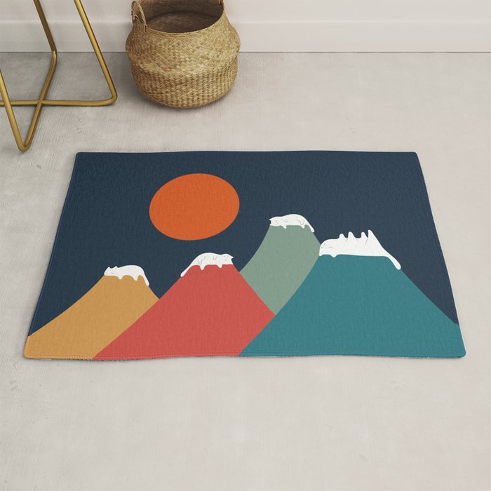 Cat Landscape 10 Rug Gallery Image 1