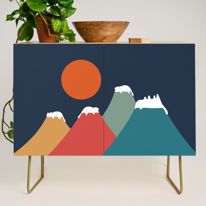 Cat Landscape 10 Credenza Gallery Image 1