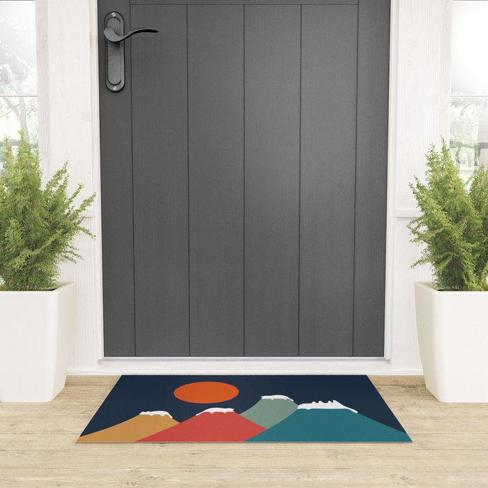 Cat Landscape 10 Welcome Mat Gallery Image 3