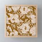 INDRA POPPY OCHRE Mini Art Print Gallery Image 1