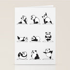Panda Yoga Stationery Card Gallery Image 2