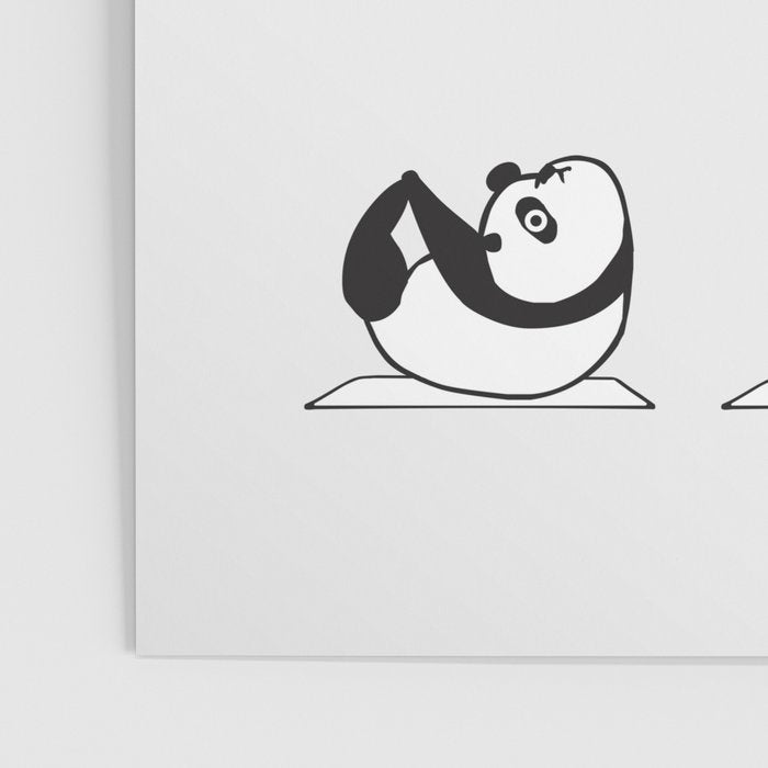 Panda Yoga Poster Gallery Image 3