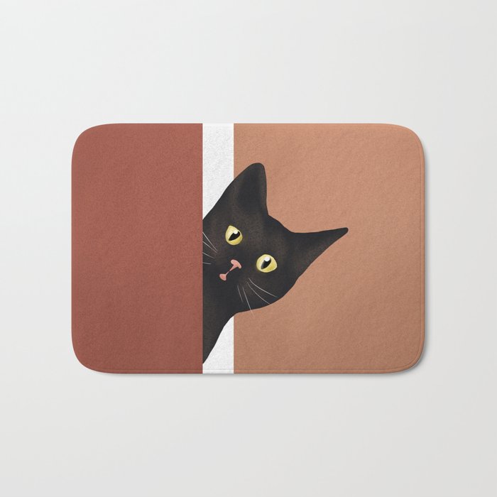 Peeking In Bath Mat Gallery Image 1