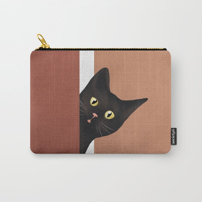 Peeking In Carry All Pouch Gallery Image 1