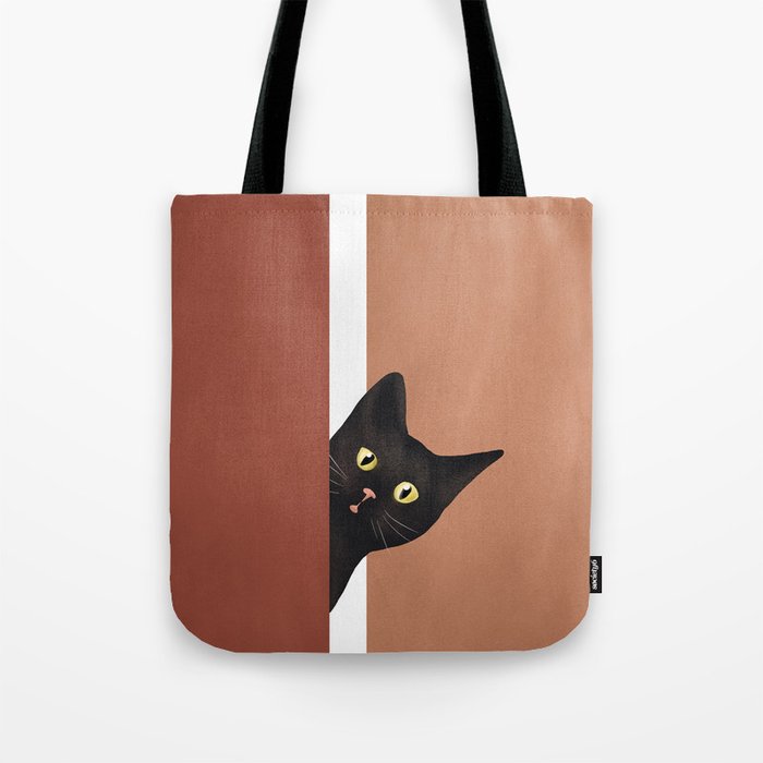 Peeking In Tote Bag