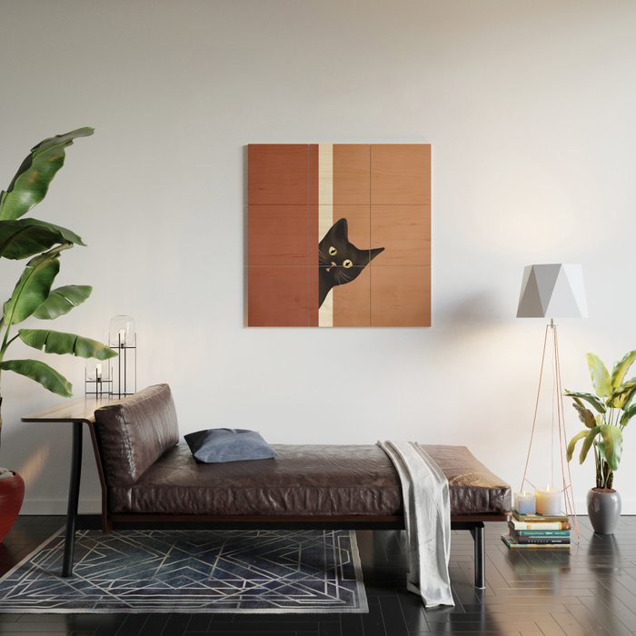 Peeking In Wood Wall Art Gallery Image 2
