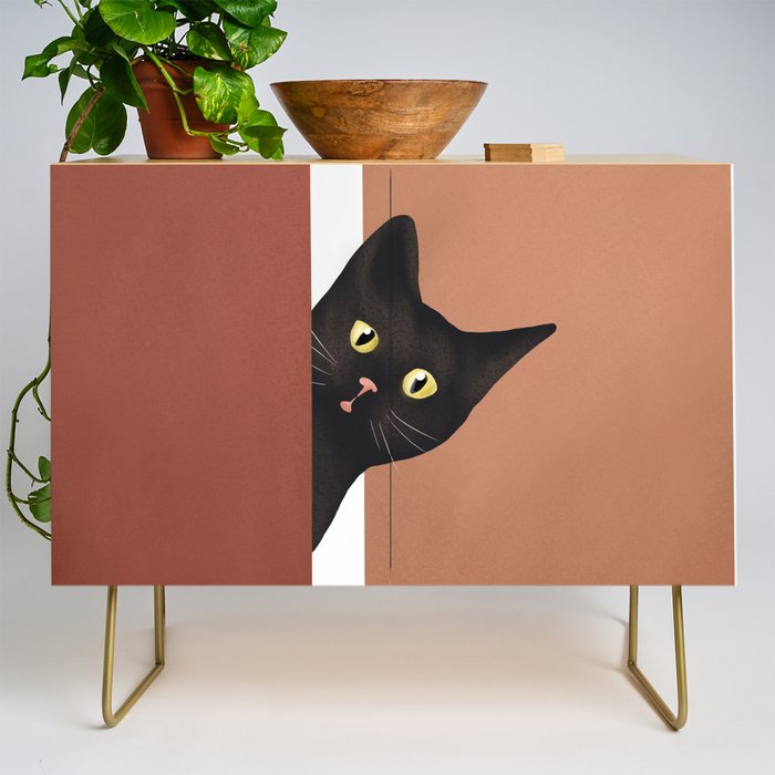 Peeking In Credenza Gallery Image 1