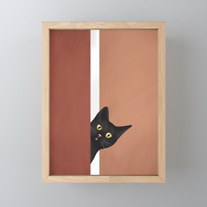 Peeking In Mini Art Print Gallery Image 1