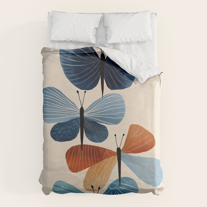 Butterfly in Bloom Duvet Cover Gallery Image 1