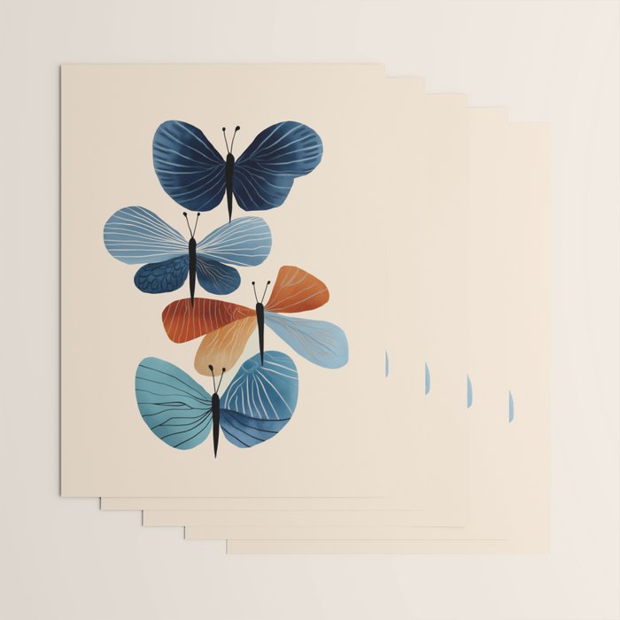 Butterfly in Bloom Wrapping Paper Gallery Image 3