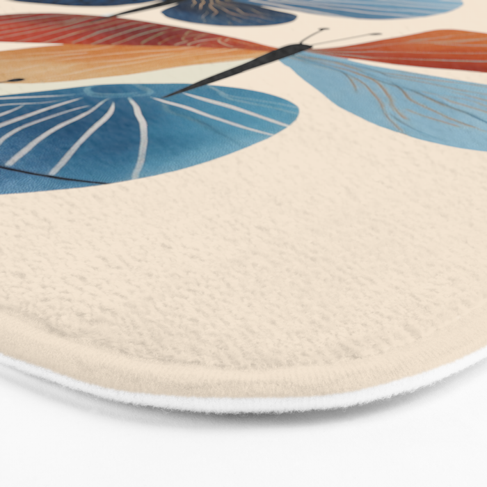 Butterfly in Bloom Bath Mat Gallery Image 3