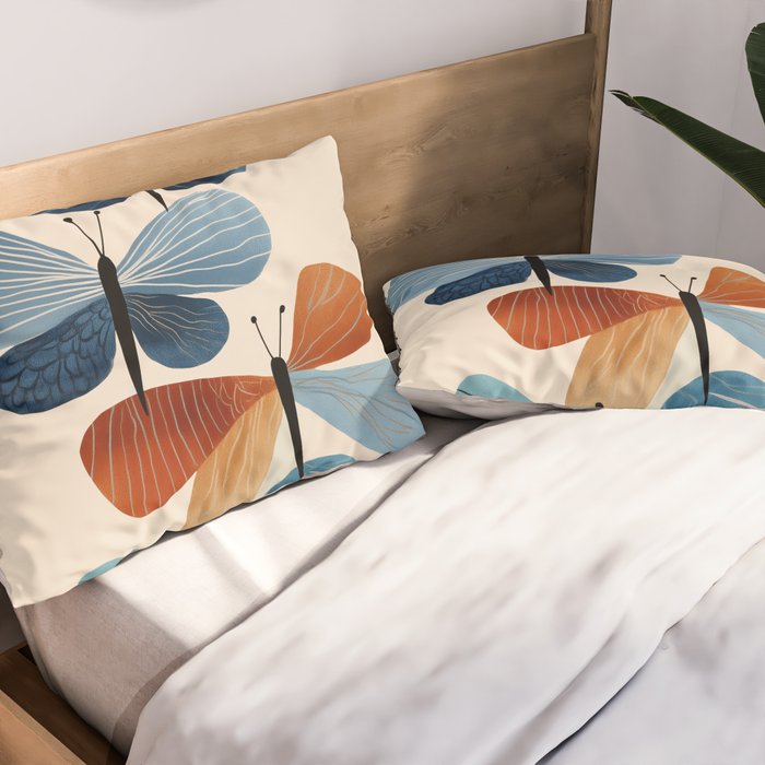 Butterfly in Bloom Pillow Sham Gallery Image 2
